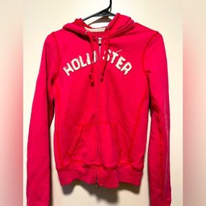 Hollister hot pink sweatshirt